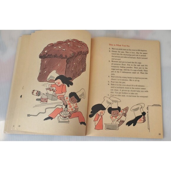 Vintage The Great Treat Cook Book for Boys and Girls Easy to Read 1975 Kids 70s - Picture 6 of 10